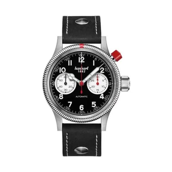 Hanhart Montre Hanhart Pioneer MK1 Reverse Panda Automatique diamètre 40 mm- 714.211-7010