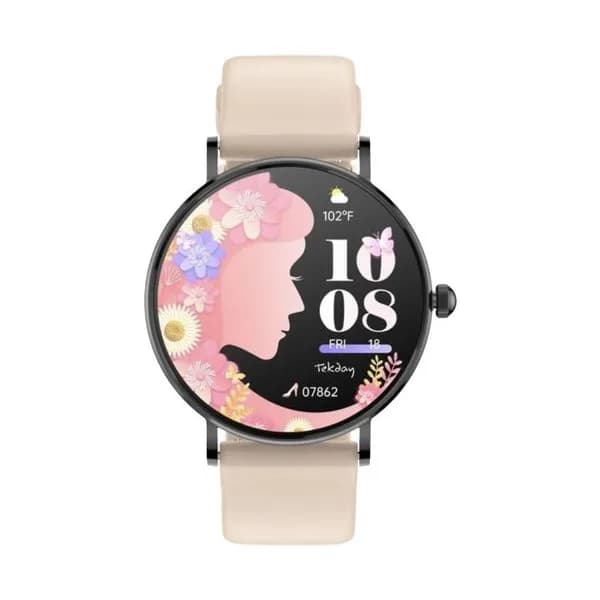 Tekday Montre Connectée Tekday en Silicone Rose