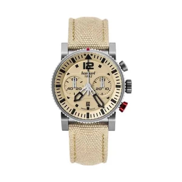 Hanhart Montre Hanhart Primus Desert Pilot Automatique diamètre 44 mm- 740.250-3720