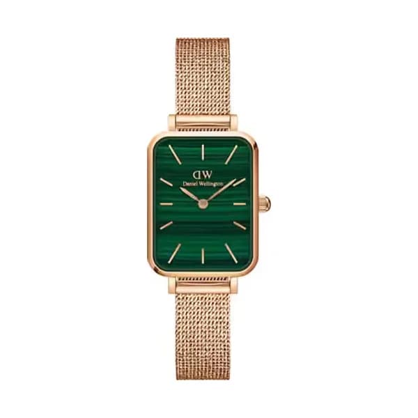 Daniel Wellington Montre Femme DANIEL WELLINGTON QUADRO en Acier Rose