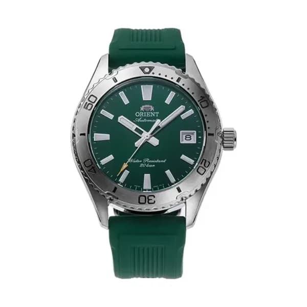 Orient Montre Orient Mako Automatique Cadran Vert Bracelet Silicon - RA-AC0Q11E