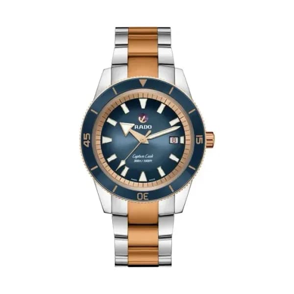 Rado Montre Rado Captain Cook Automatic Cadran Bleu 42 mm