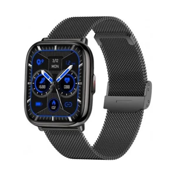 Smarty Montre Connectée Smarty Collection Overtake en Acier et PVD Noir