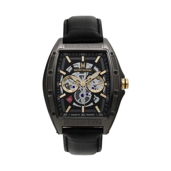 Montignac Montre Montignac Tonneau Noir