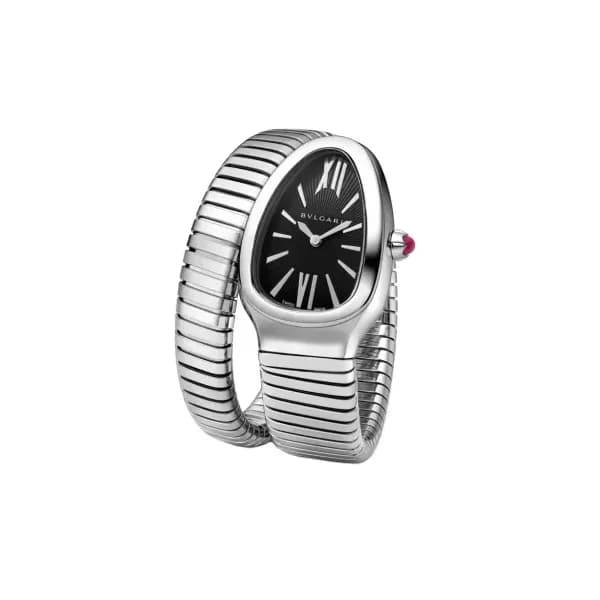 Bulgari Montre quartz Mixte Serpenti Noir vif