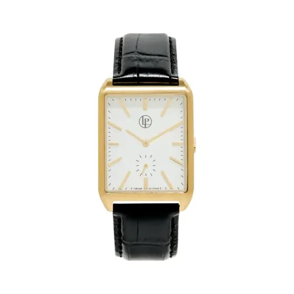 Louis Pion Montre quartz Homme Leo Blanc