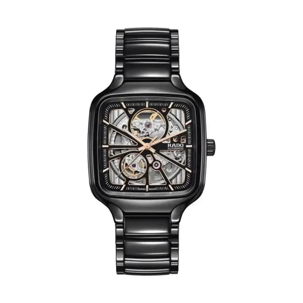 Rado Montre automatique Mixte True square Noir