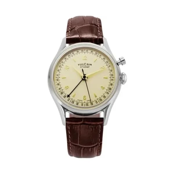 Vulcain Montre Cricket Tradition 39 mm Eggshell 100268A76.BAL228