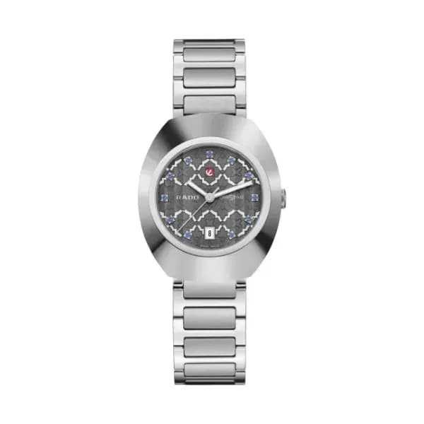 Rado Montre Rado Diastar Original Automatique Cadran Rhodium Bracelet Argenté