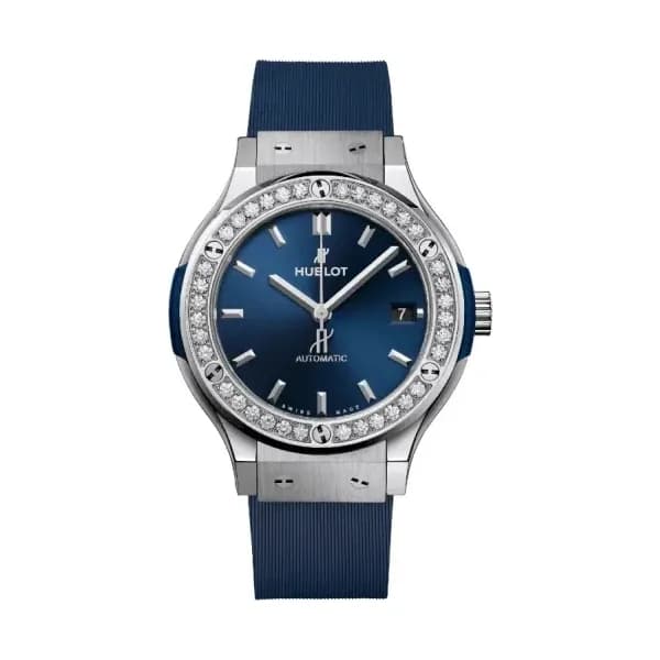 Hublot Titanium Blue Diamonds