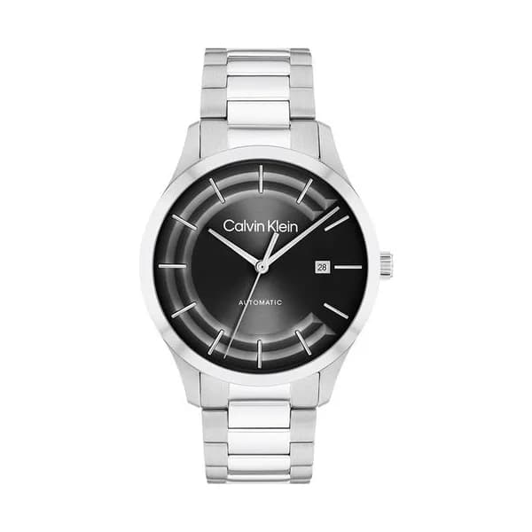 Calvin Klein Montre Automatique Calvin Klein Collection CK Iconic Automatic en Acier Argenté