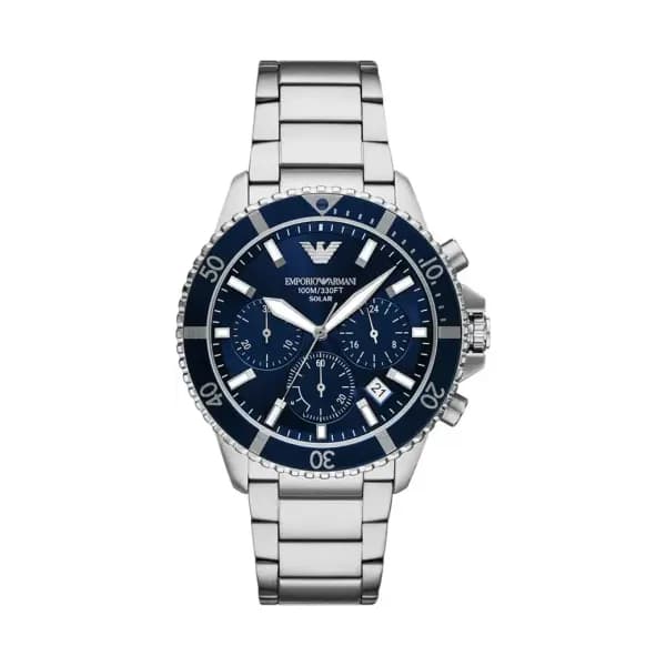 Emporio Armani Montre quartz Homme World explorer Noir