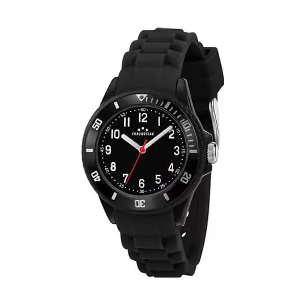 Chronostar Montre Analogique Enfant Chronostar Silicone Noir R3751288004