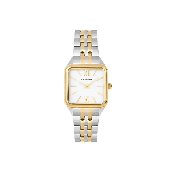 Louis Pion Montre quartz Femme Sienna Blanc