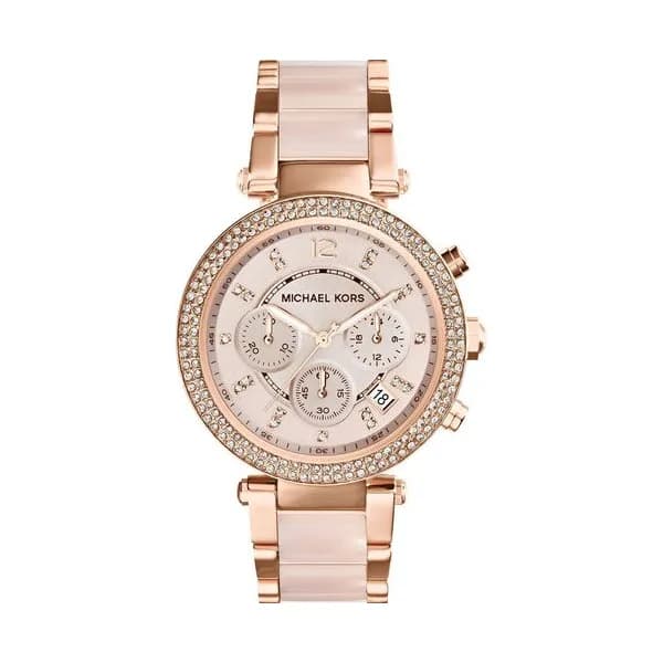 Michael Kors Montre Femme MICHAEL KORS en Acier Rose Etanche