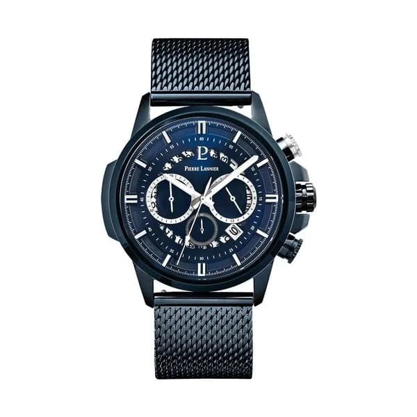 Pierre Lannier Montre Pierre Lannier Collection Sentinelle en Acier et PVD Bleu