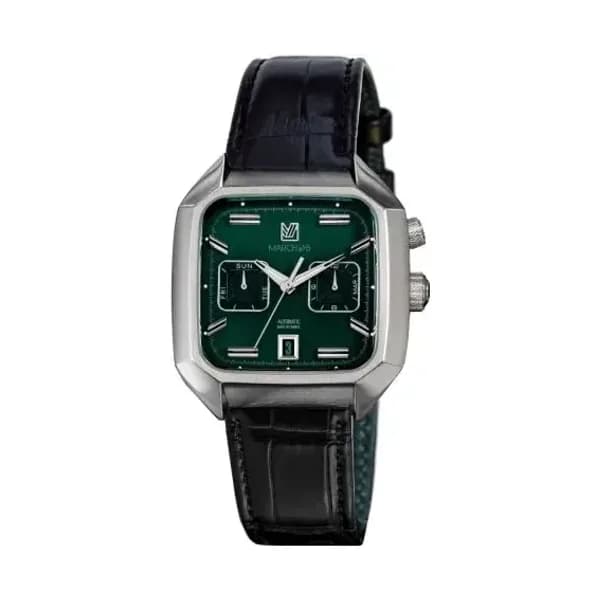 March LA.B Montre March LA.B AM2 Calendar Automatique Cadran Grall Alligator Noir