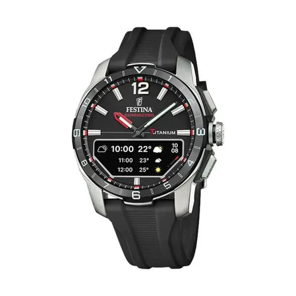 Festina Montre Connectée Festina Collection Connected D en Caoutchouc Noir