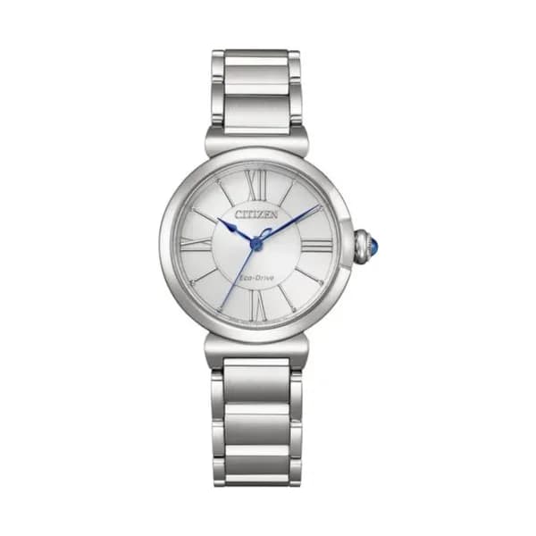 Citizen Montre Citizen Maybells Eco-Drive cadran blanc bracelet acier 29,5 mm