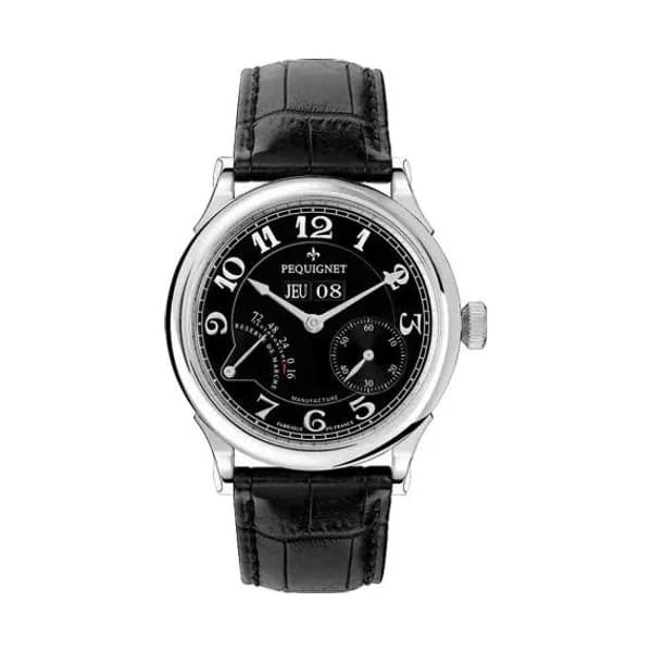 Pequignet E. Montre Pequignet Royale Paris Automatique Cadran Noir - 9000443
