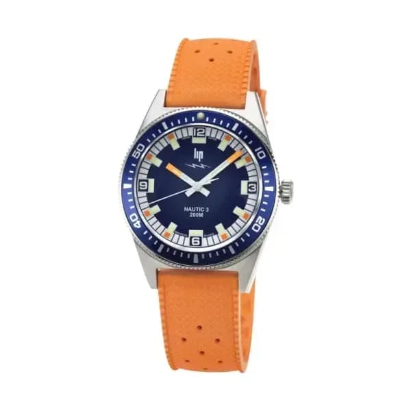 Lip Nautic 3 Quartz 200 M 39 MM