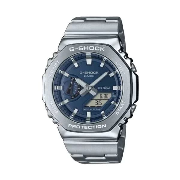 Casio Montre GShock G-Steel - GM-2100 Series - Bleu Marine 49.3 x 44.4 mm- GM-2110D-2B