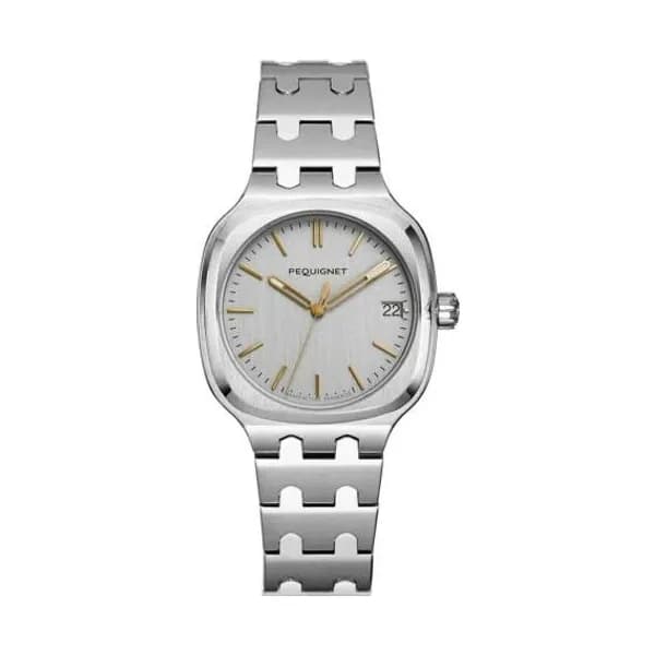Pequignet Montre Pequignet Manufacture Concorde Automatique Cadran Argent - 9046333