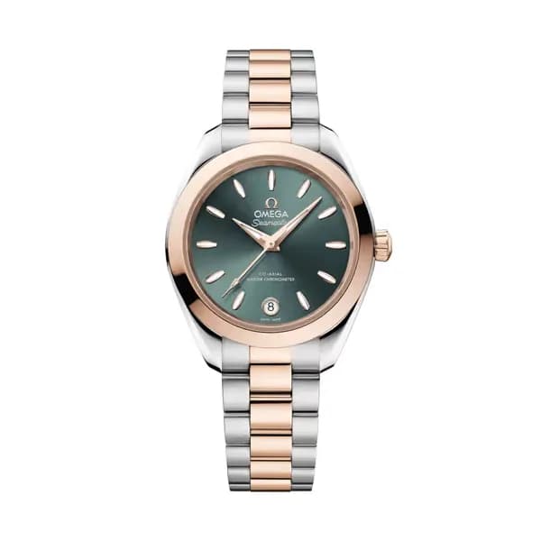 Omega Seamaster 30 mm, acier - or « Sedna™ » sur acier - or « Sedna™ »