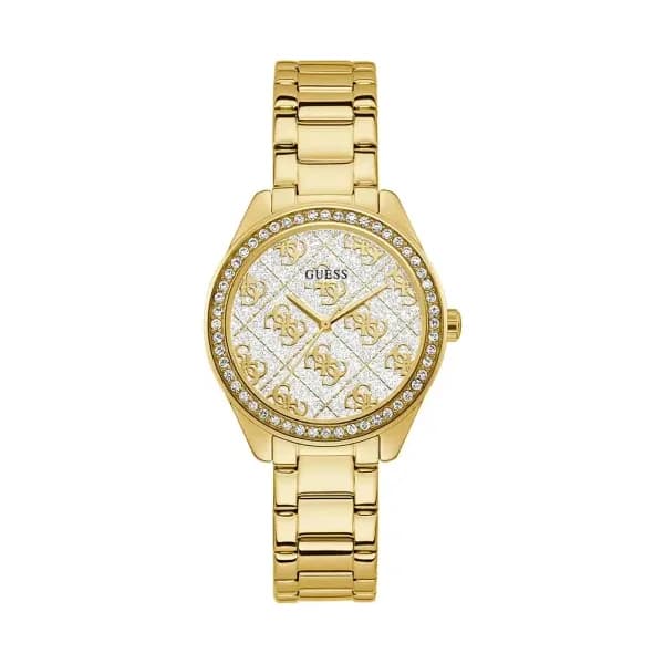 Guess Montre Analogique Femme Guess Acier Jaune GW0001L2