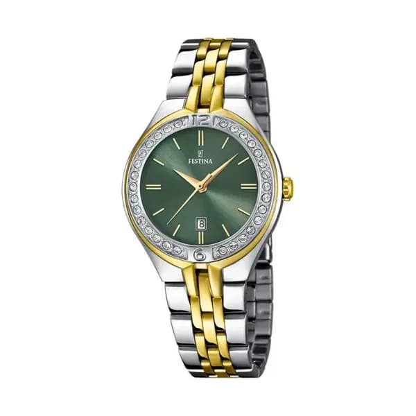 Festina Montre Festina en Acier et PVD Bicolore