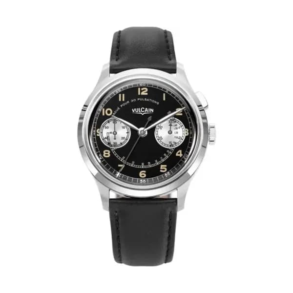 Vulcain Monopusher Heritage Balck & White