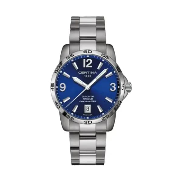 Certina Montre Certina DS Podium 40mm Quartz Cadran Bleu
