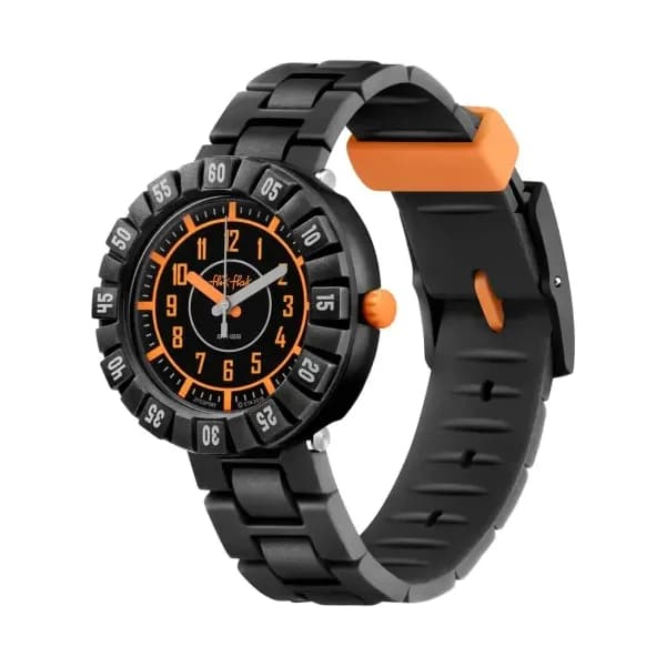 Flik Flak Montre Enfant Futuristic Noir