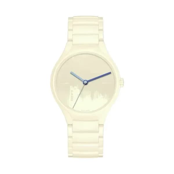 Rado Montre Rado True Round x les Couleurs le Corbusier la Cité Radieuse Blanc Ivoire