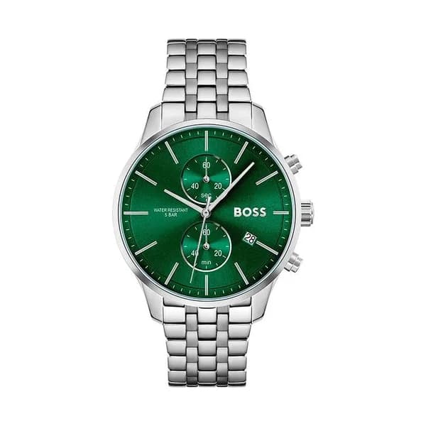 Hugo Boss Montre Boss Collection Business Associate en Acier Argenté