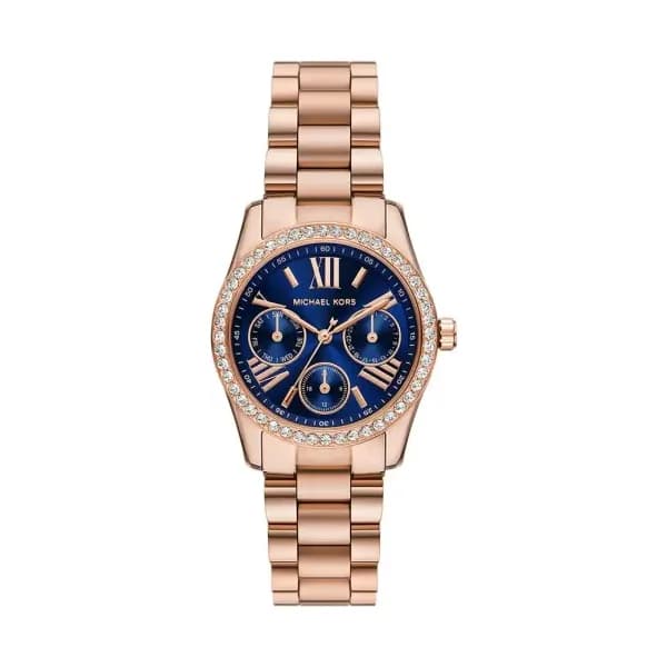 Michael Kors Montre Michael Kors Lexington Lux Bleu