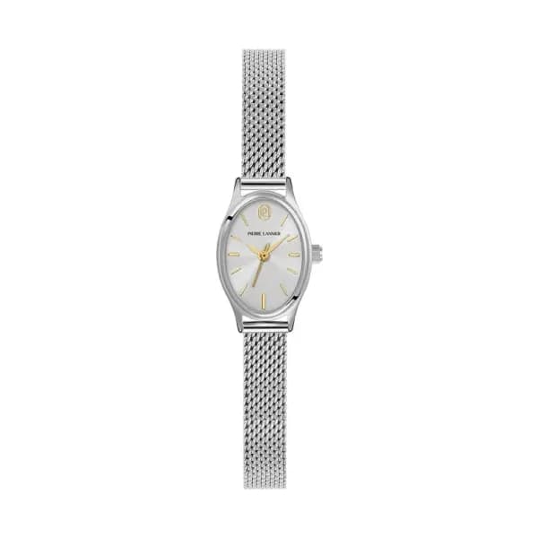 Pierre Lannier Montre Pierre Lannier Collection Ovalia en Acier Argenté