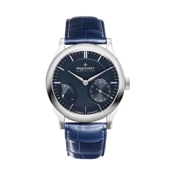 Pequignet E. Montre Pequignet Royale Paris Automatique Cadran Bleu - 9007173