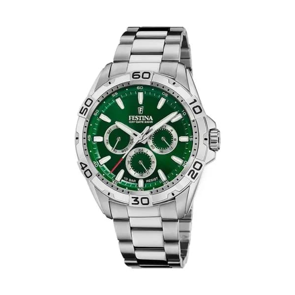 Festina Montre quartz Homme Multifonctions Vert
