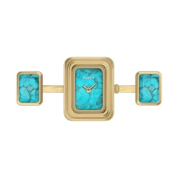 Fossil Montre Fossil Raquel Watch Ring Bleu