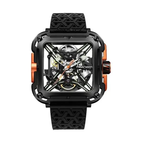 Ciga Design Montre Série X Gorilla Black Orange X011-BLOG-W25BK