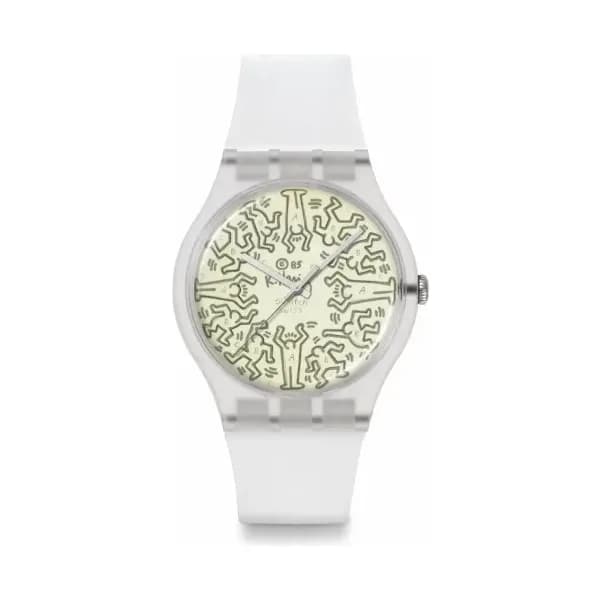 Swatch Montre quartz Mixte New gent From the Archive Beige