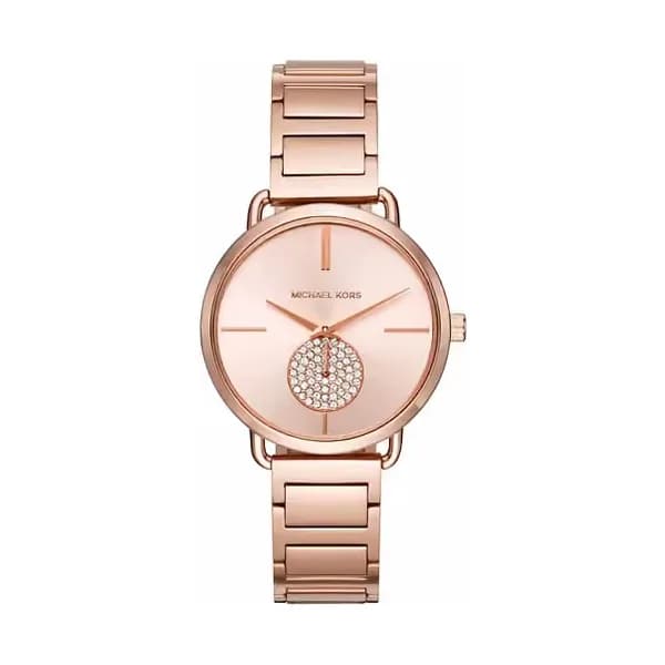Michael Kors Montre Femme MICHAEL KORS en Acier Rose Etanche
