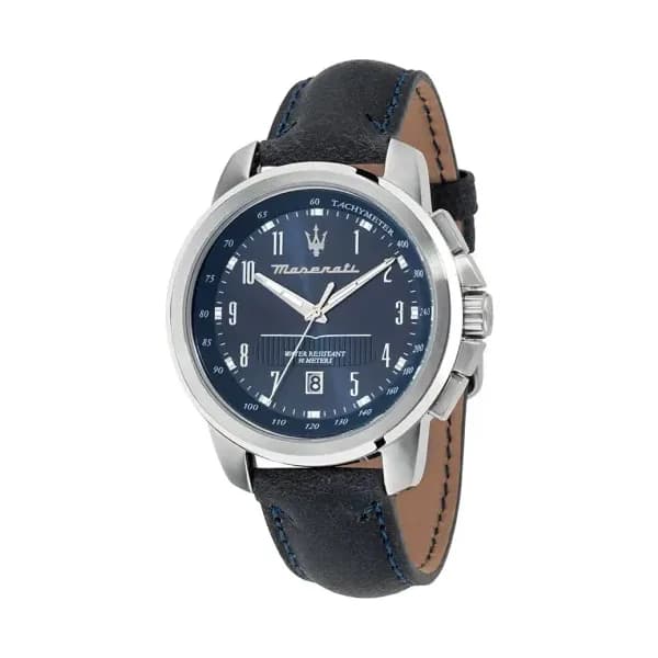 Maserati Montre Analogique Homme Maserati Cuir Bleu R8851121003