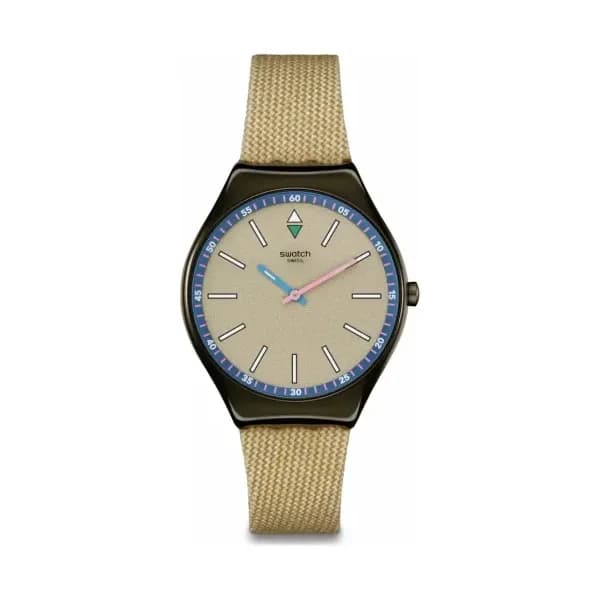 Swatch Montre quartz Homme Skin irony Beige
