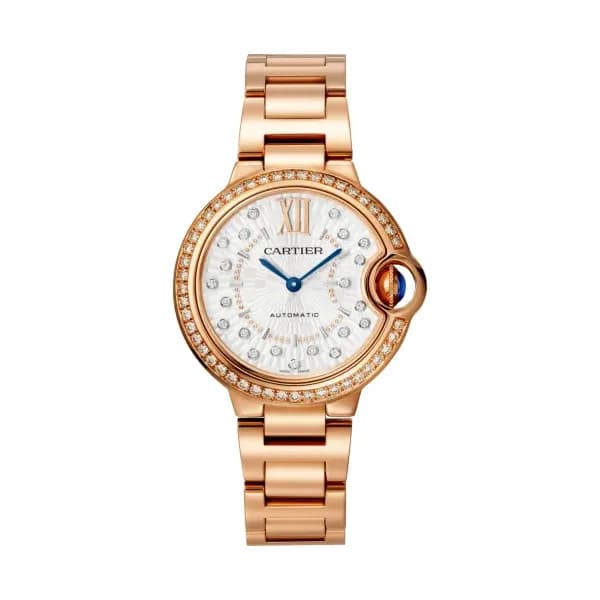 Cartier Montre automatique Femme Ballon bleu Argenté