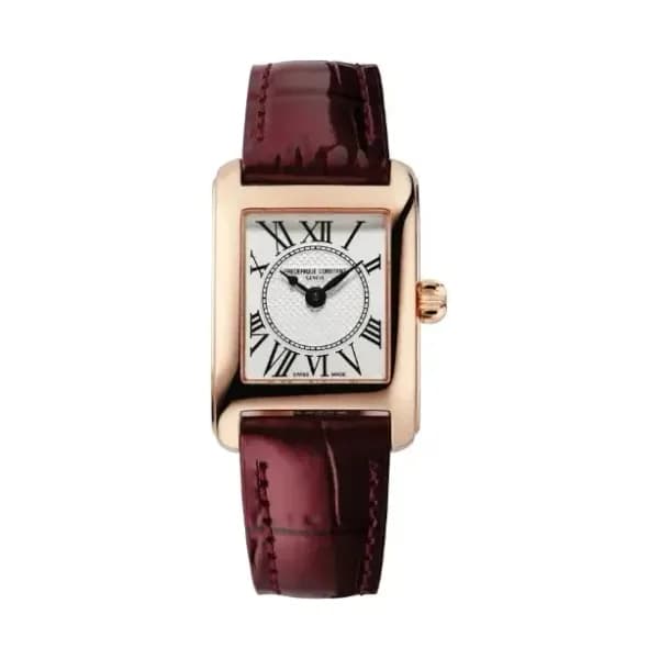 Frederique Constant Montre Frederique Constant Classics Carrée Bracelet Cuir