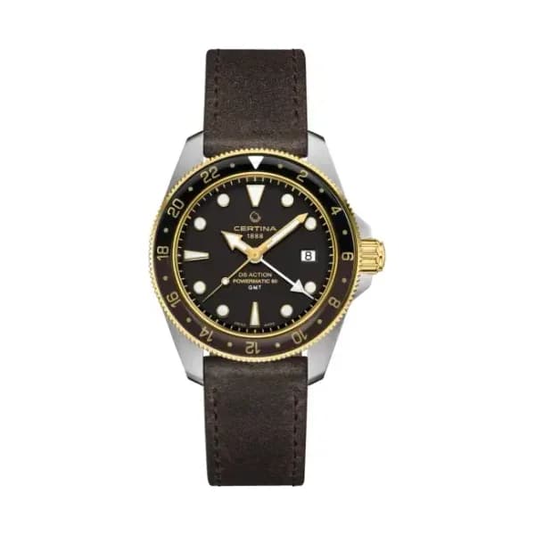 Certina Montre Certina DS Action GMT Powermatic 80 Automatique Cadran Noir