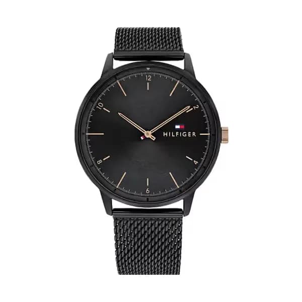 Tommy Hilfiger Montre Analogique Homme Tommy Hilfiger Acier Noir 1791845 - Cleor