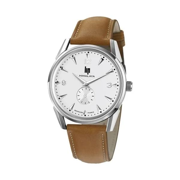 Lip Montre Lip Himalaya - Homme - cadran Blanc - Gris- 40 mm - Acier - 671548